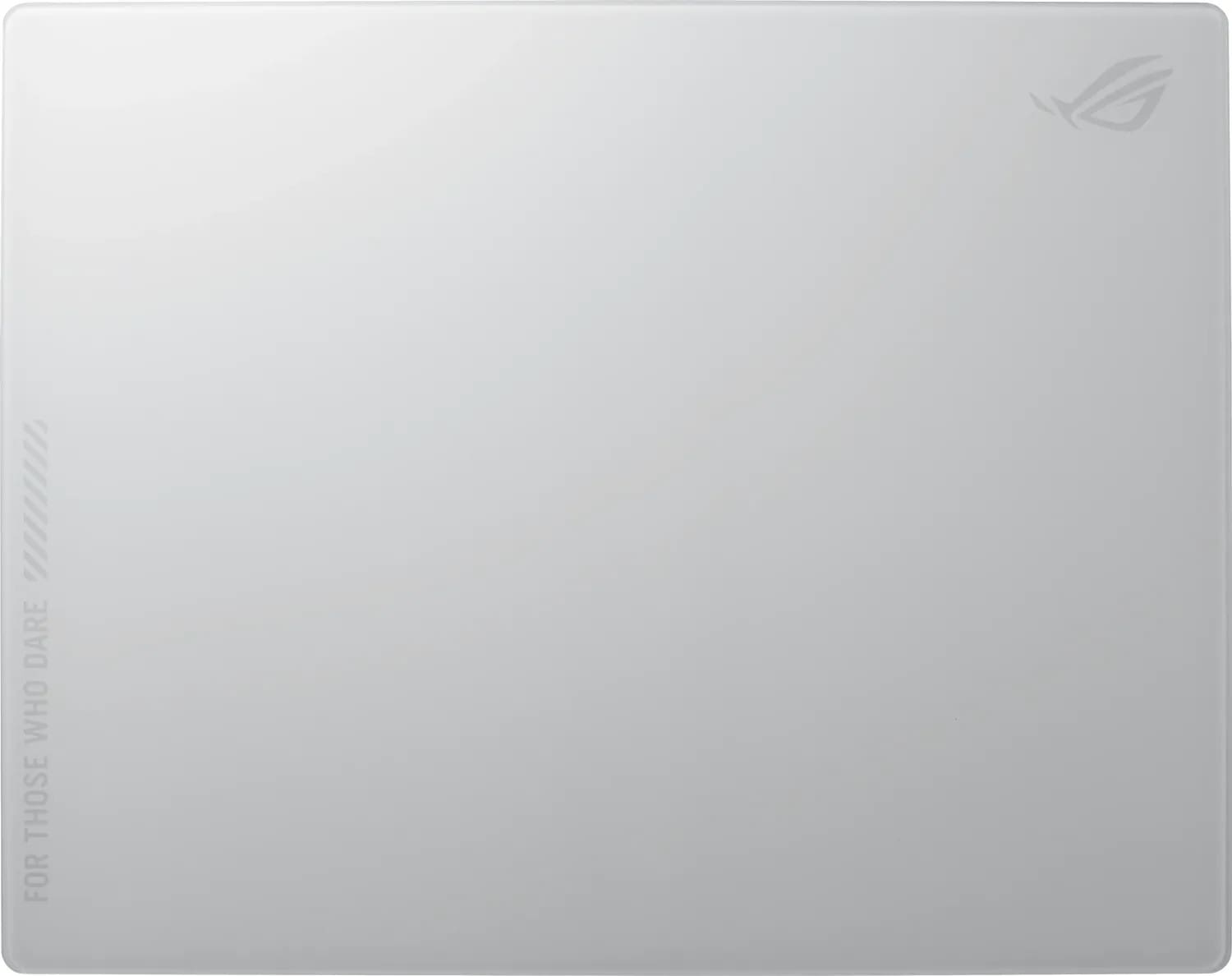 ASUS ROG Moonstone Ace L Glass Mousepad, 500x400mm, White Edition