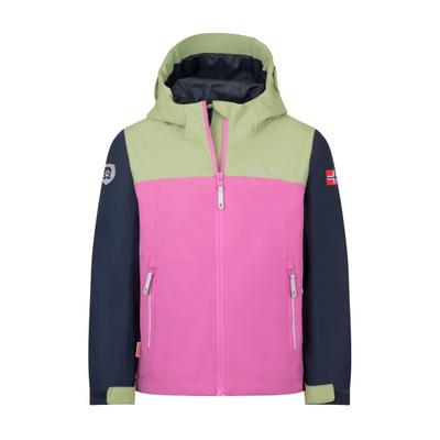 Trollkids - Kid's Telemark Jacket - Regenjacke Gr 122 rosa