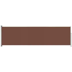 vidaXL Seitenmarkise Ausziehbar 180x600 cm Braun