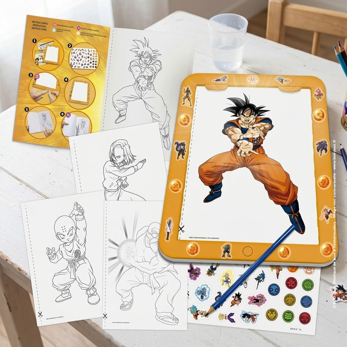 EDUCA BORRAS Tablette Lumineuse à dessin DRAGON BALL Z - Educa