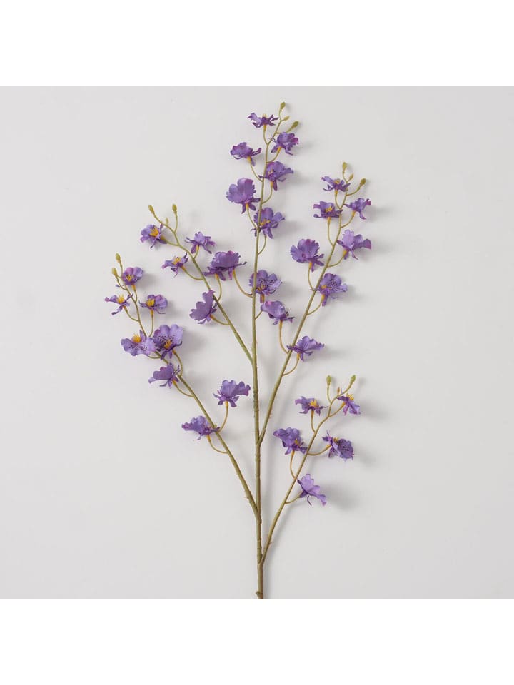 Boltze Dekozweig ''Rittersporn'' in Grün/ Lila - (L)92 cm - onesize