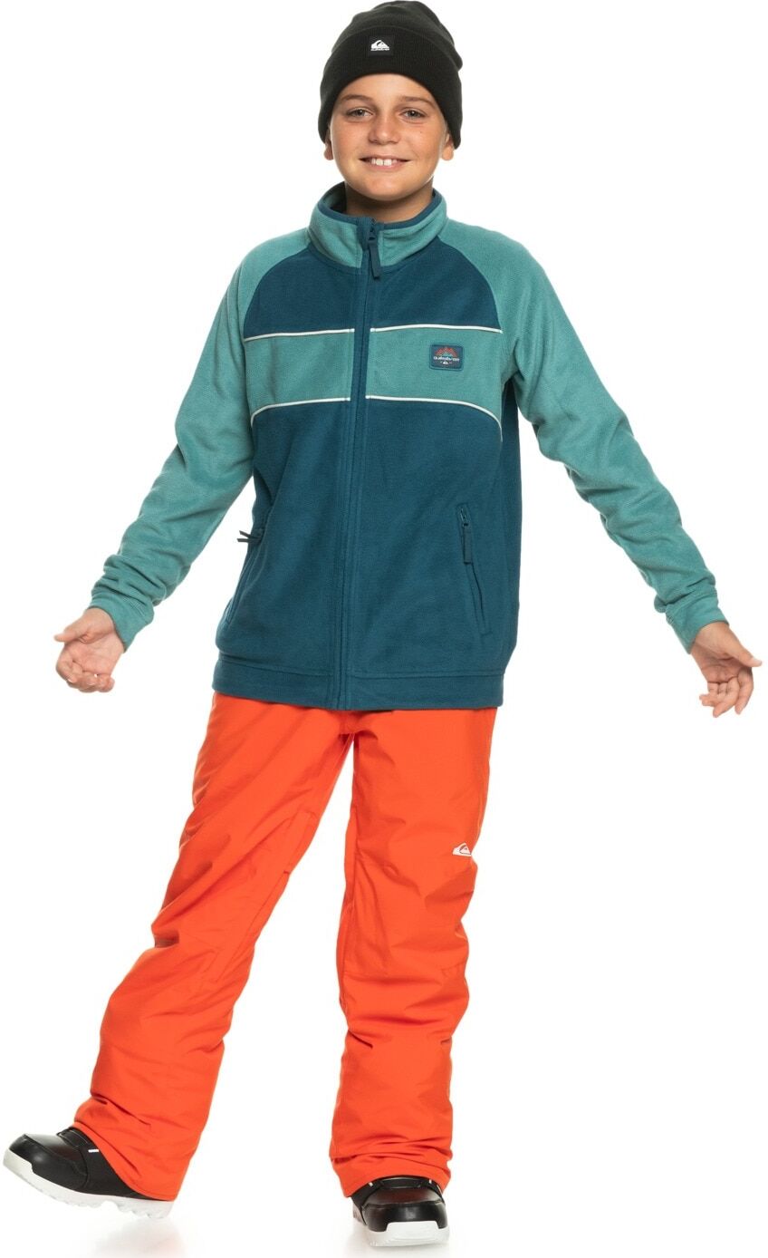 Snowboardhose QUIKSILVER "Estate", Jungen, Gr. 16, Normalgrössen, rot (grenadine), Obermaterial:100% Polyester., Hosen Snowboardhose grenadine 16, Normalgrössen
