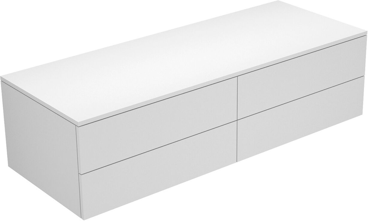 Keuco Edition 400 buffet 31766450000 140x38.2x53.5cm, 4 tiroirs, cachemire,