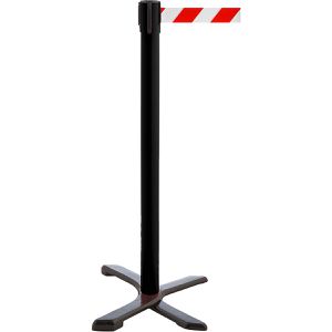 RS-GUIDESYSTEMS Personenleitsystem GLA 10, schwarz, aus Kunststoff, Gurt: 4m in rot/weiß