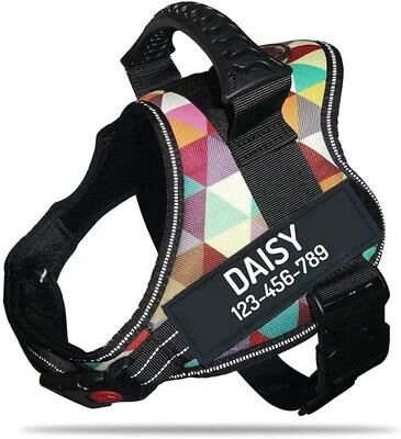 Uplift Essentials High Visibility No Pull Dog Harness color Grid xl