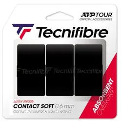 Overgrip - Tecnifibre - CONTACT SOFT BLACK - 3er