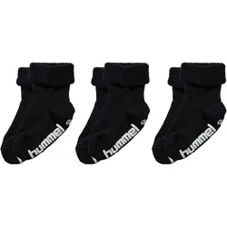 3er Pack hummel hmlMINI Antirutsch Baby-Socken 2001 - black 21-23