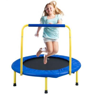 3FT Kids Trampoline With Handle, Foldable Indoor Outdoor Toddler Trampoline 3FT Kids Trampoline With Handle, Foldable Indoor Outdoor Toddler Trampoline