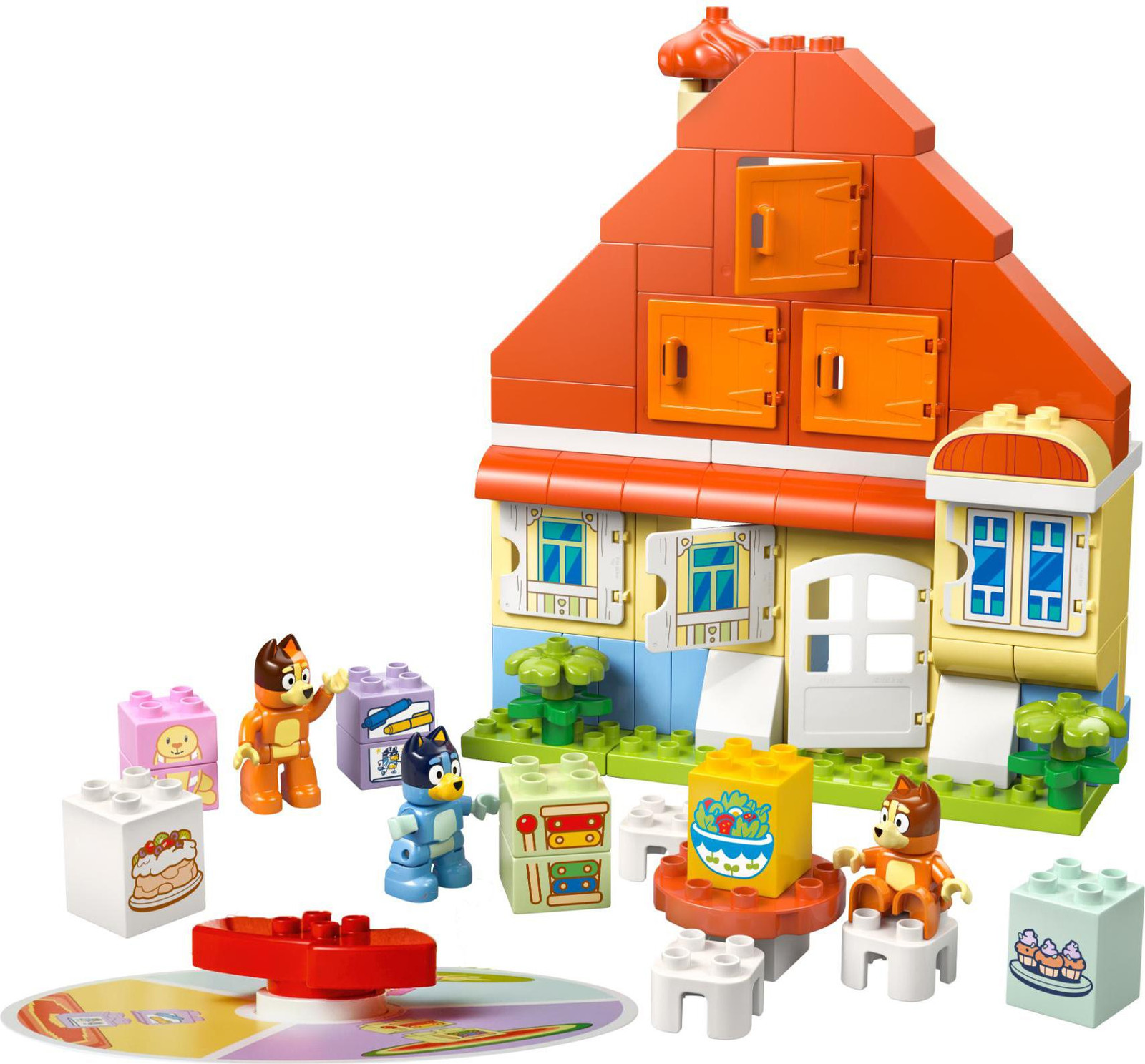 LEGO DUPLO 10459 Bluey's Family Home en Memory Game voor 3 jaar