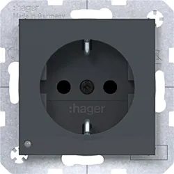 Hager SD SCHUKO O.-Licht EHBS WAS1462AT