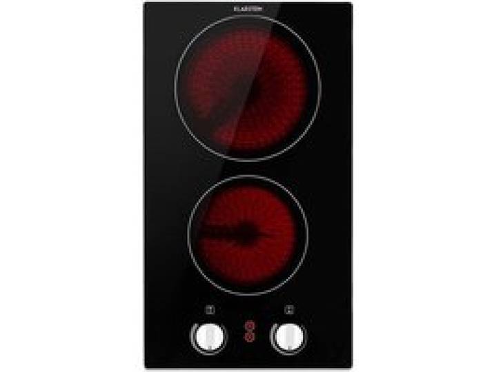 Klarstein EasyCook Domino Plaque de cuisson vitrocéramique 2 feux 3000W noire