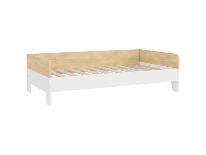 AIYAPLAY Lit enfant, lit avec sommier à lattes, 143,5 x 74 cm, avec panneaux latéraux élevés, meubles de chambre d'enfant, conce