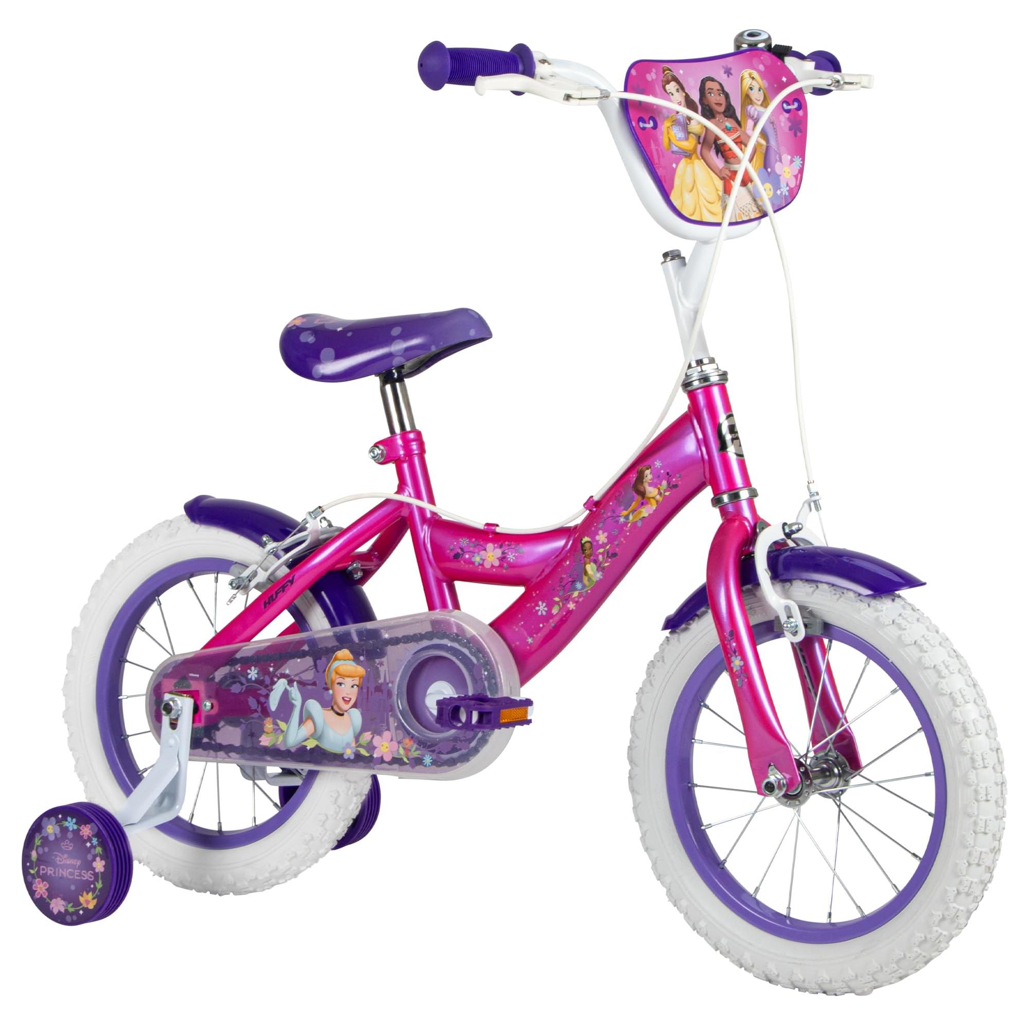 Kinderfahrrad 14 Zoll Disney Princess mit Stützrädern