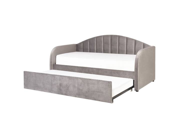 TAGESBETT 90/200cm Hellgrau Eyburie