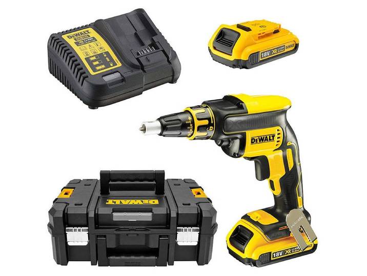 Visseuse à Placo DEWALT DCF620D2-QW 18V (2 x 2Ah) Li-ion en Coffret