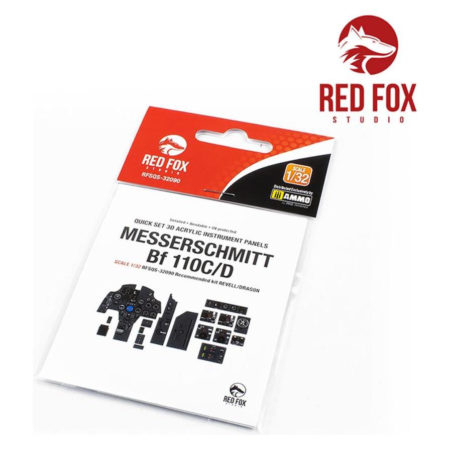 Red Fox 1/32 Messerschmitt Bf110 C/D (for Revell / Dragon kit) (RFSQS-32090)