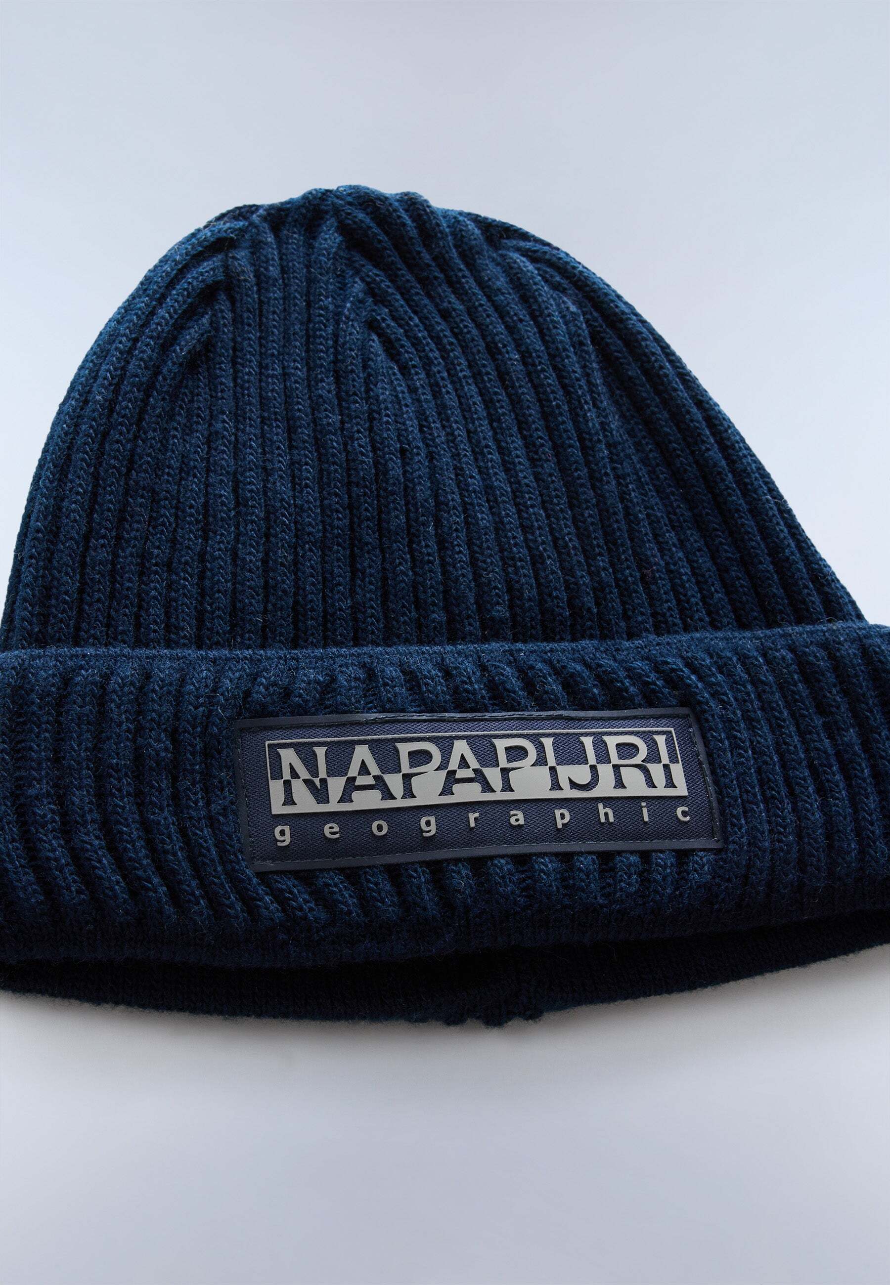 Strickmütze NAPAPIJRI "Napapijri Mütze F-VISPA", Herren, blau, Obermaterial: 100% Polyacryl PAN., Mützen Strickmütze blau Einheitsgröße