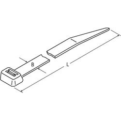 Distrona DIS-TY Kabelbinder 8x450 w DTST0450RWH66V/VE100