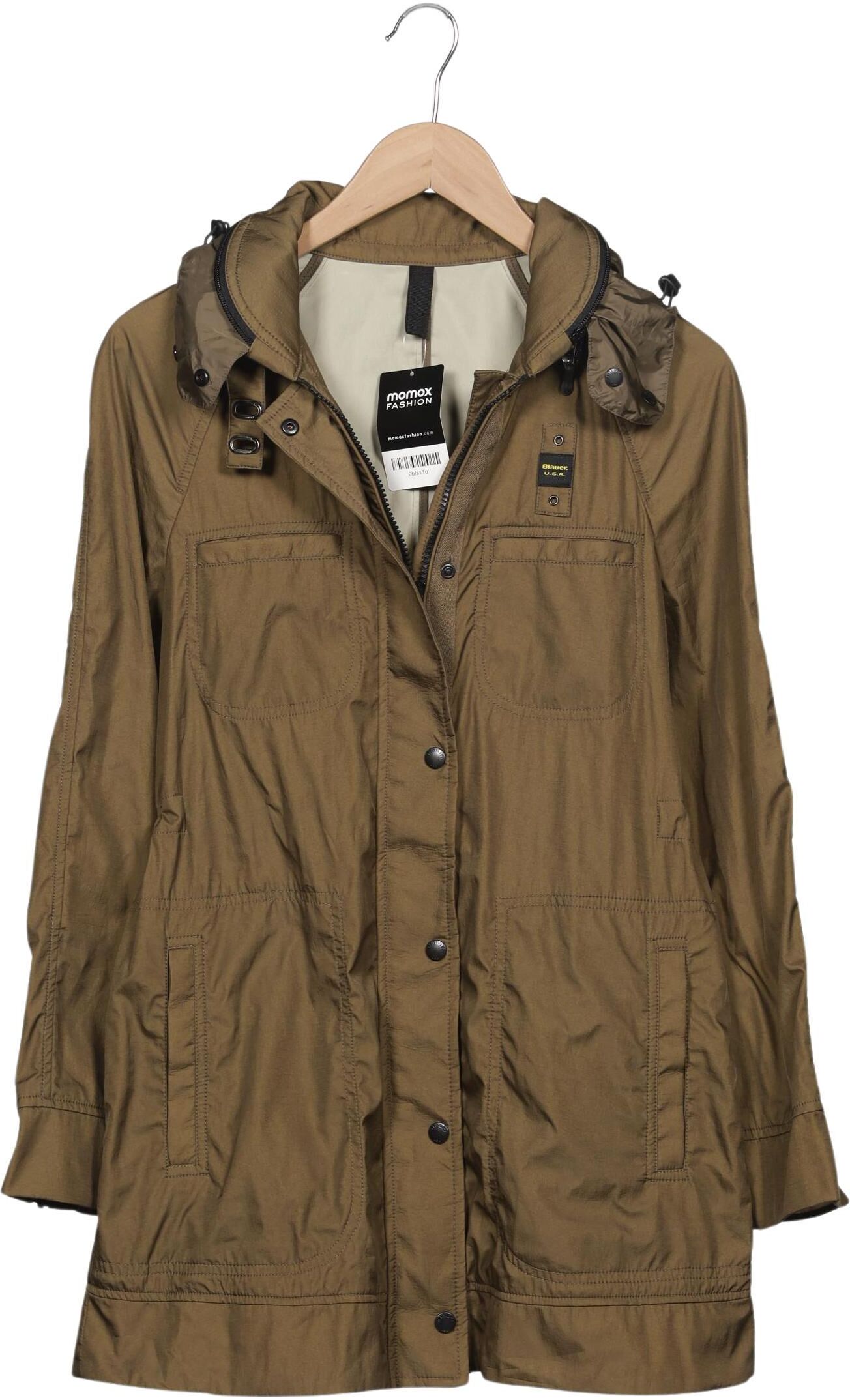 blauer Damen Mantel, Braun, Gr. S, Synthetik - Second Hand
