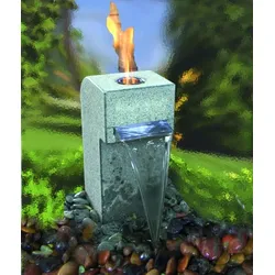 Gardenforma Feuer-Wasserspielset Gibbet Yellow für Bioethanol