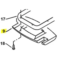 Kränzle 43409 Handgriff Schale 2 für K115, K185