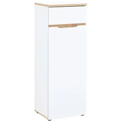 Innostyle Aktenschrank Memphis Dekor Weiß, Braun Weiß / Eiche