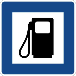 Klemos 2x2 – Verkehrszeichen Tankstelle 365-52