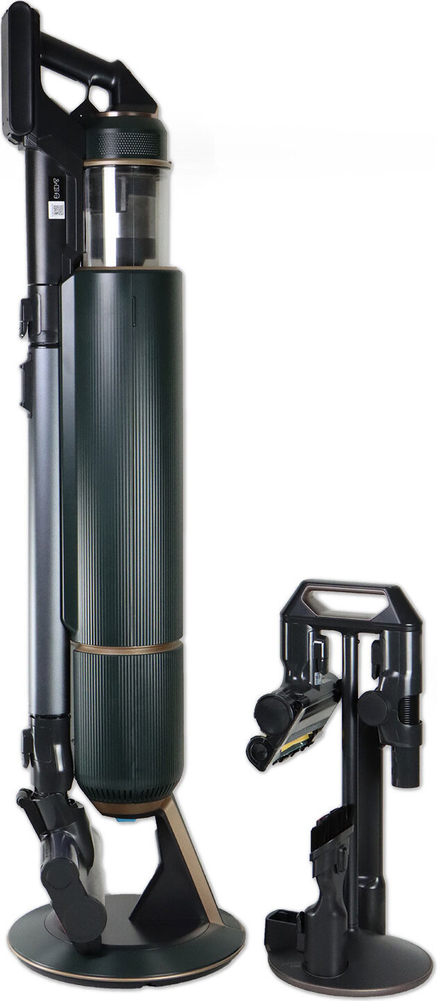 Samsung VS20B95B43N/WD, BESPOKE Jet Plus Akku+ CompleteClean, 2-in-1-Stabstaubsauger, Beutellos, Schwarz, Silber, Trocken, Micro, Multizyklonisch