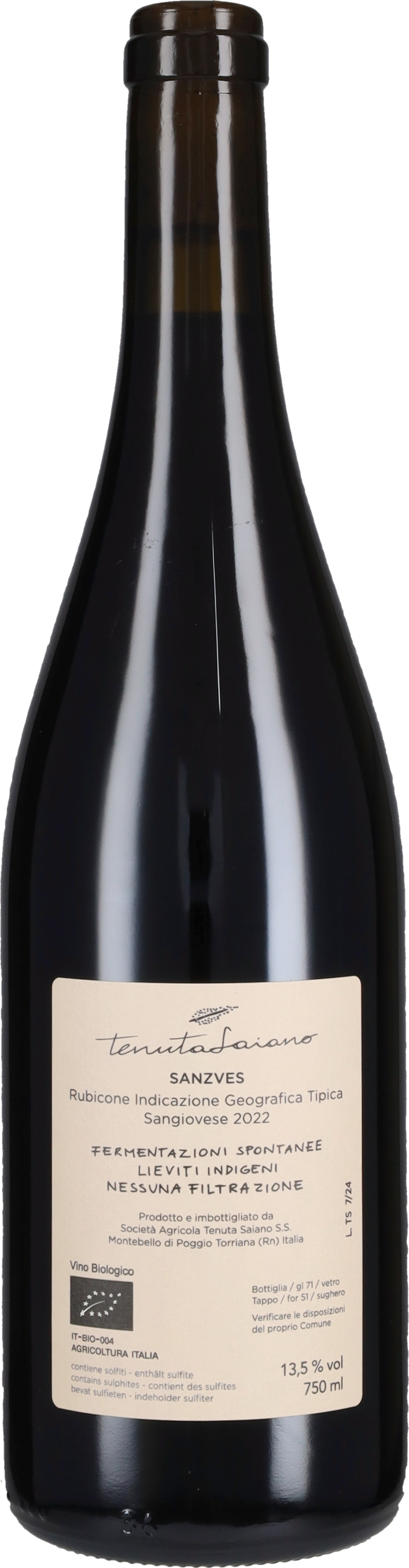 Sanzvais' Tenuta Saiano 2022