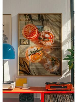 Uplift Picks Green Striped Wine Canvas Print Brings Playful Style To Kitchens Everywhere 09 40x60cm no Frame