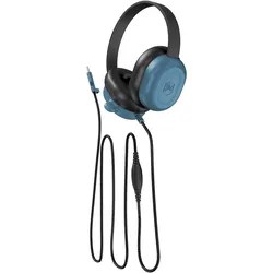 STM Gear-o headphones ( 3.5mm) COM - black / blue (Kabelgebunden), Kopfhörer, Blau, Schwarz