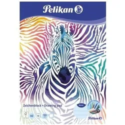 Pelikan Zeichenblock C2/10 DIN A2 chlorfrei 10Blatt ws 137604