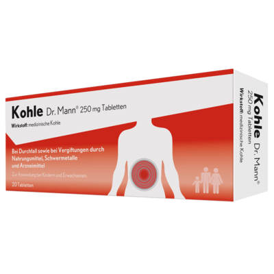 Dr. Gerhard Mann KOHLE Dr.Mann 250 mg Tabletten 20 St 15403005