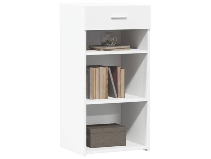 KTHLBRH Anrichte weiß 45 x 42,5 x 93 cm Holz mehrschichtig Praktisch und dekorativ, großer Stauraum, leicht zu reinigen, minimalistisches Design, inklusive Wandbefestigung