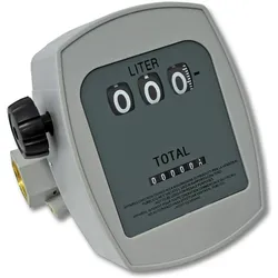 Wiltec, Fahrzeug Werkzeug, Diesel Heizöl Zähler 3bar 10-60l/min Anschlüsse 25,4mm Abweichung 1% Heizölpumpe