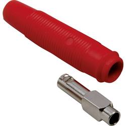 TRU COMPONENTS Laborbuchse Kupplung, gerade Stift-Ø: 4 mm Rot 1 St. 1582247