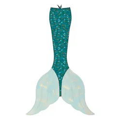 Mahina Mermaid Skin Tail - Aquamarine - Gr. 146 - 152