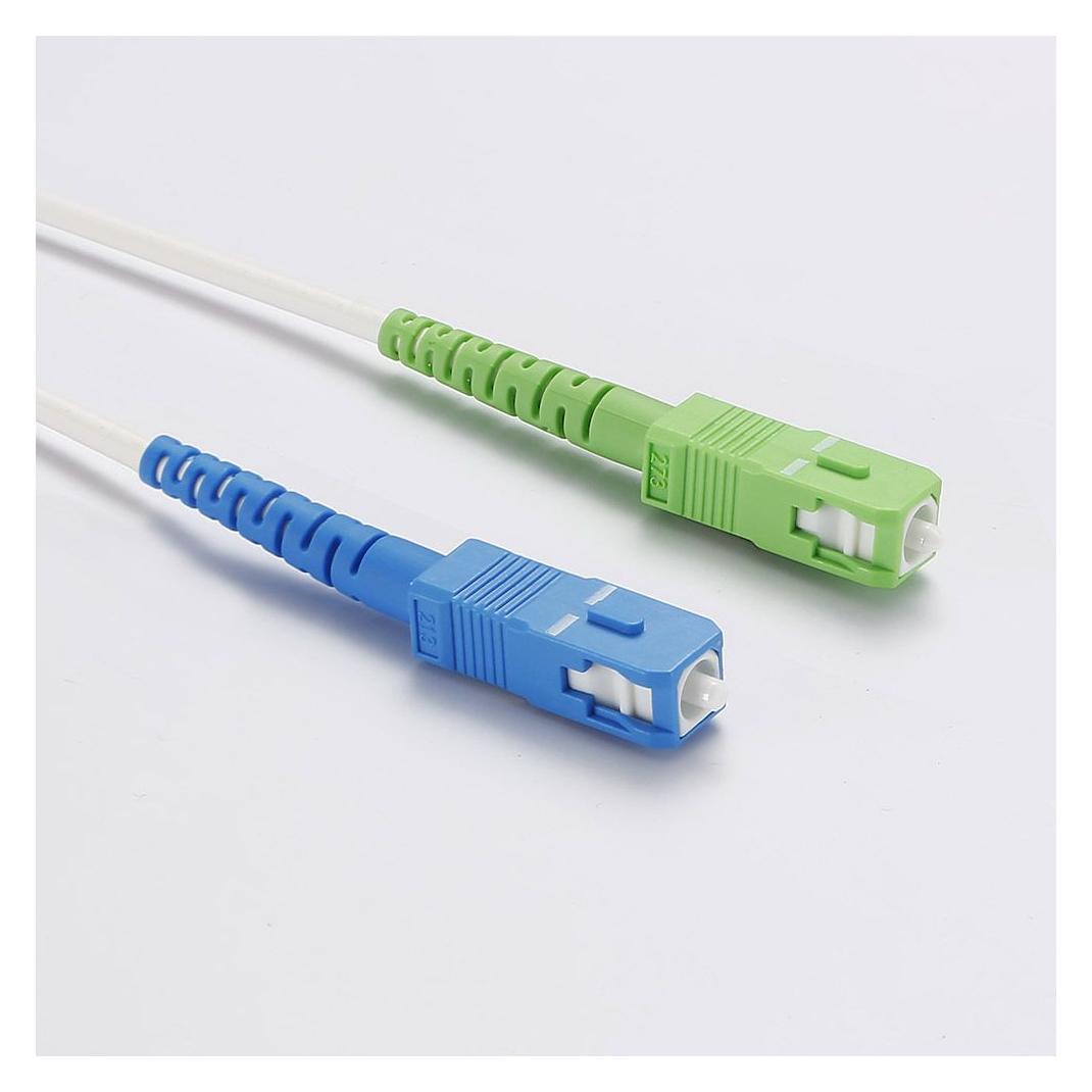 D2 Diffusion Cordon fibre compatible pour Box (Free) jarretière optique 10m (Blanc) (Netzwerk Zubehör) (10M Blanc box Free)