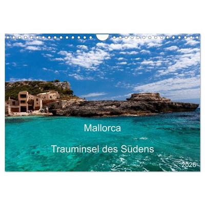 Mallorca - Trauminsel des Südens (Wandkalender 2026 DIN A4 quer), CALVENDO Monatskalender