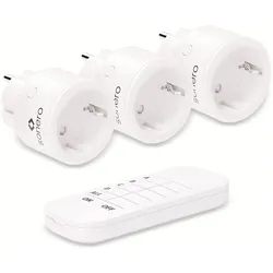Sonero, Smart Plug, Funksteckdosen-Set weiss, 1x Sender, 3x Empfänger