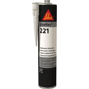 Sika Sika Dichtmasse  flex 221, 300ml, universal, stahlgrau, für innen