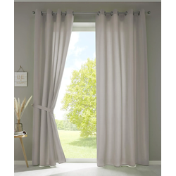 VORHANG 2ER SET BERLIN HxB 175x140cm Stein
