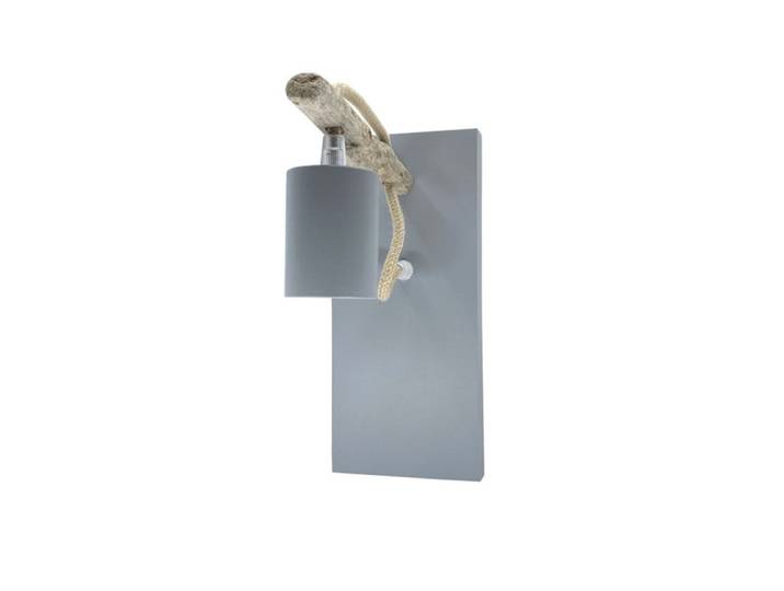 Applique murale en bois recyclé gris