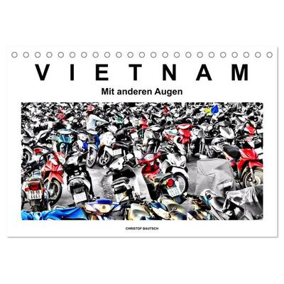 Vietnam - Mit anderen Augen (Tischkalender 2026 DIN A5 quer), CALVENDO Monatskalender