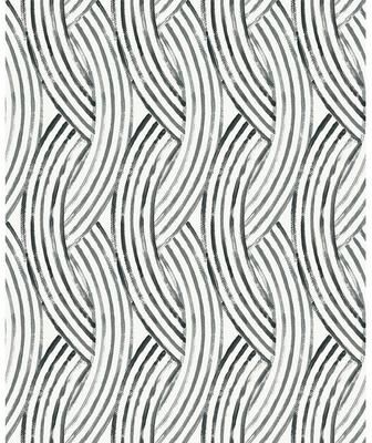 NuWallpaper Charcoal Meraki Peel & Stick Wallpaper