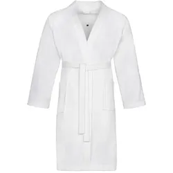Vossen Unisex-Bademantel Dallas weiß L