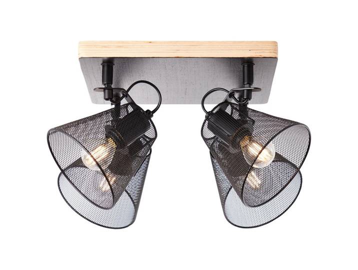 Brilliant Spotplatte Whole 40135/76, Schwarz, Holz, E14, 38x20x38 cm, Lampen & Leuchten, Innenbeleuchtung, Spots & Strahler, Deckenspots