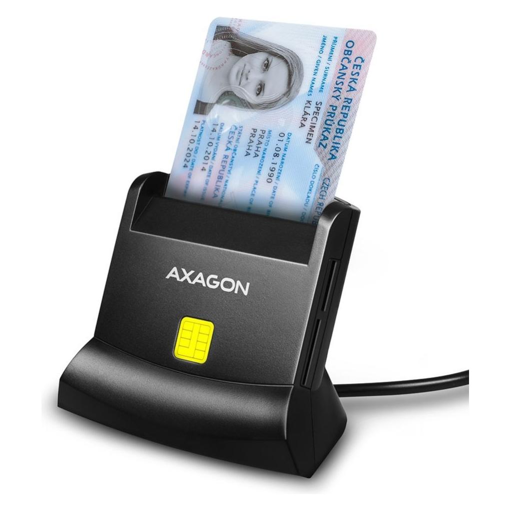 Axagon CRE-SM2 USB Smart Card und SD/microSD/SIM Card Reader - USB 2.0 (USB 2.0) (CRE-SM2)