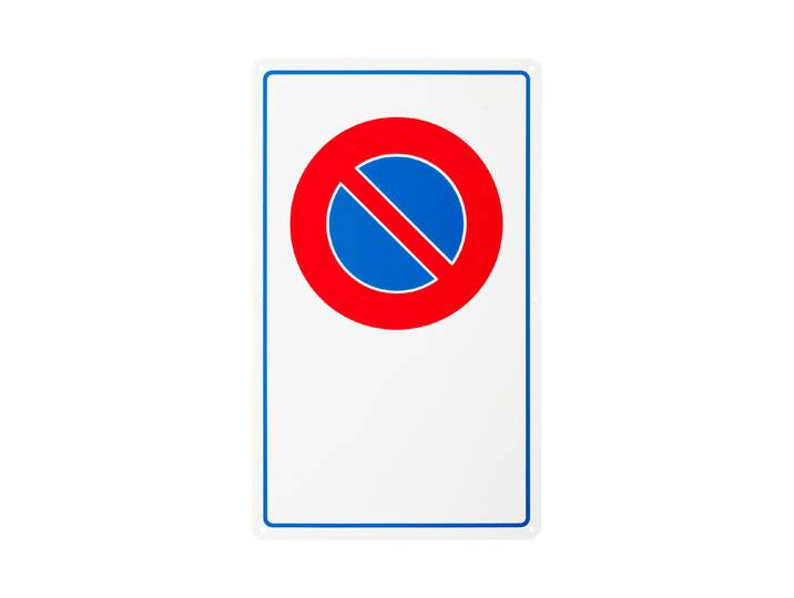 Schild Parkverbot 30 × 50 cm