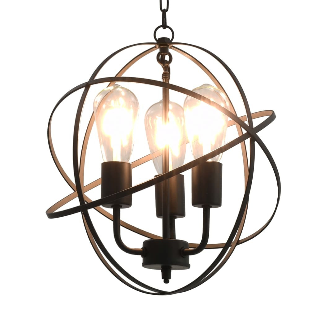 Kamome bolvormige hanglamp zwart